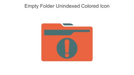 Empty Folder Unindexed Colored Icon In Powerpoint Pptx Png And Editable Eps Format