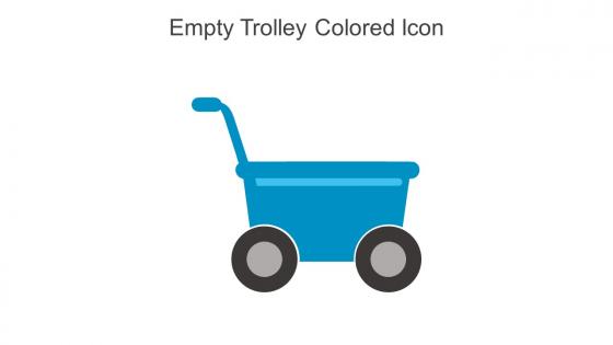 Empty Trolley Colored Icon In Powerpoint Pptx Png And Editable Eps Format