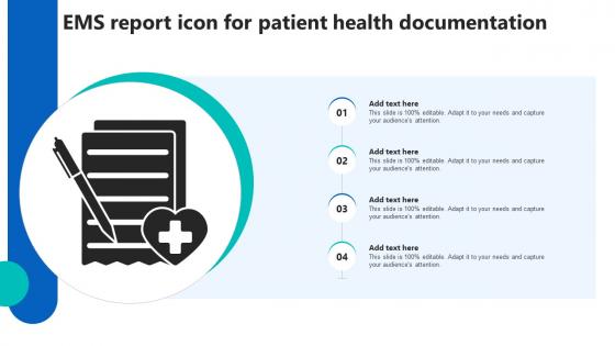 EMS Report Icon For Patient Health Documentation