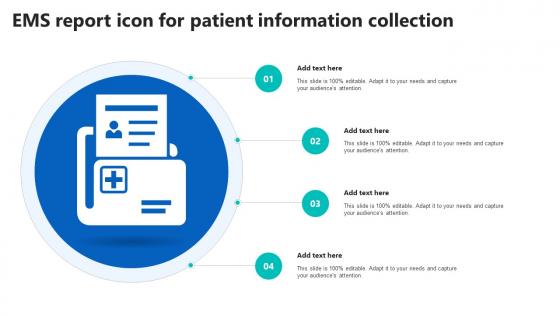EMS Report Icon For Patient Information Collection