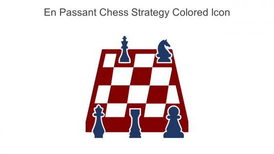 En Passant Chess Strategy Colored Icon In Powerpoint Pptx Png And Editable Eps Format