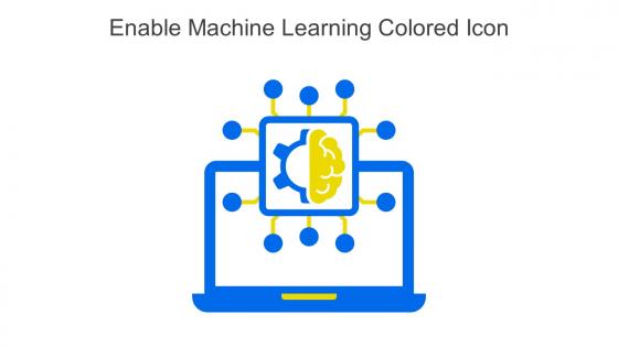 Enable Machine Learning Colored Icon In Powerpoint Pptx Png And Editable Eps Format