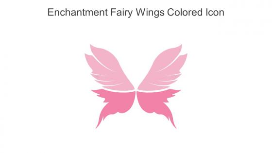 Enchantment Fairy Wings Colored Icon In Powerpoint Pptx Png And Editable Eps Format