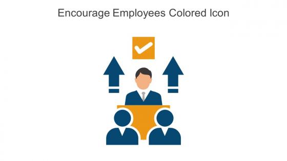 Encourage Employees Colored Icon In Powerpoint Pptx Png And Editable Eps Format