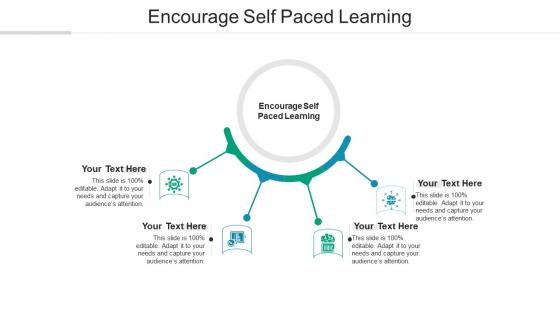 Encourage self paced learning ppt powerpoint presentation show picture cpb
