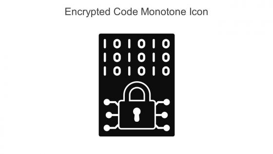 Encrypted Code Monotone Icon In Powerpoint Pptx Png And Editable Eps Format