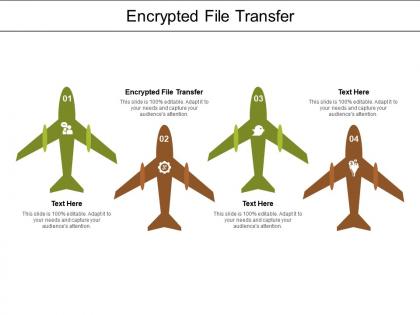 Encrypted file transfer ppt powerpoint presentation infographic template icon cpb