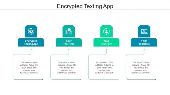 Encrypted texting app ppt powerpoint presentation file templates cpb