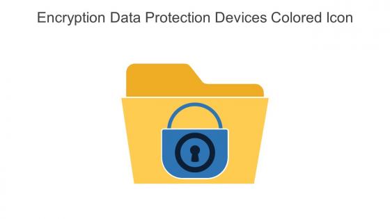 Encryption Data Protection Devices Colored Icon In Powerpoint Pptx Png And Editable Eps Format