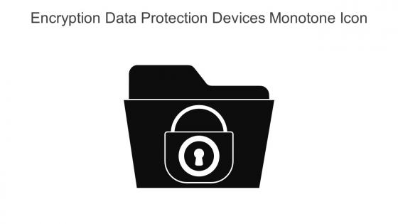 Encryption Data Protection Devices Monotone Icon In Powerpoint Pptx Png And Editable Eps Format