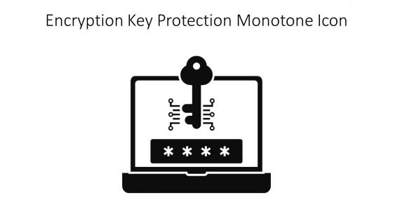 Encryption Key Protection Monotone Icon In Powerpoint Pptx Png And Editable Eps Format
