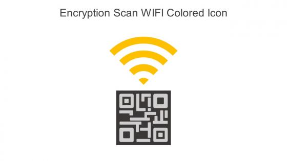 Encryption Scan WIFI Colored Icon In Powerpoint Pptx Png And Editable Eps Format