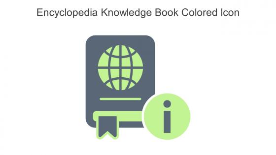 Encyclopedia Knowledge Book Colored Icon In Powerpoint Pptx Png And Editable Eps Format