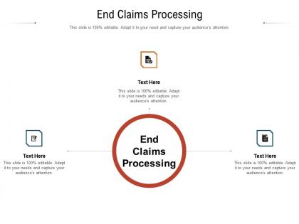 End claims processing ppt powerpoint presentation show tips cpb