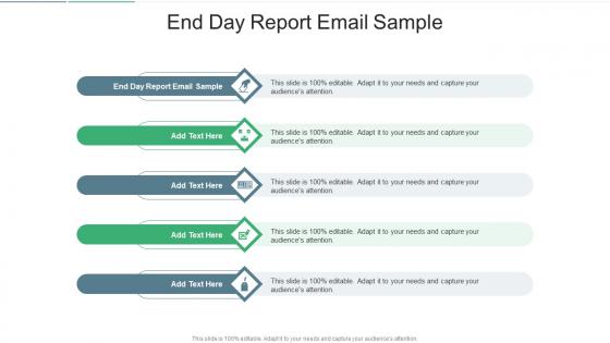 End Day Report Email Sample In Powerpoint And Google Slides Cpb