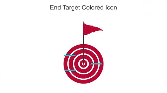 End Target Colored Icon In Powerpoint Pptx Png And Editable Eps Format