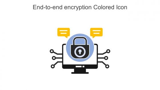 End To End Encryption Colored Icon In Powerpoint Pptx Png And Editable Eps Format