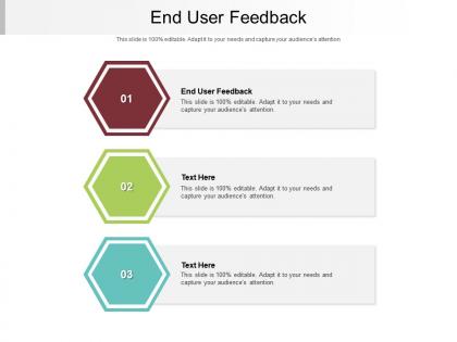 End user feedback ppt powerpoint presentation inspiration maker cpb