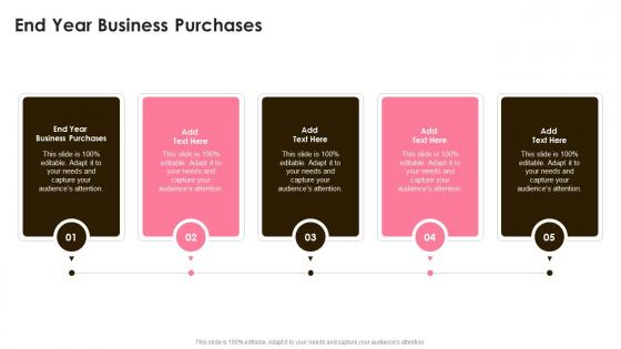 End Year Business Purchases In Powerpoint And Google Slides Cpb