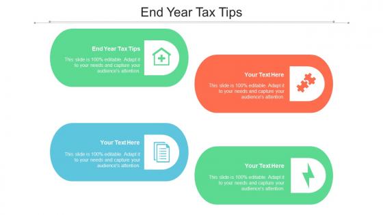 End Year Tax Tips Ppt Powerpoint Presentation Styles Format Ideas Cpb