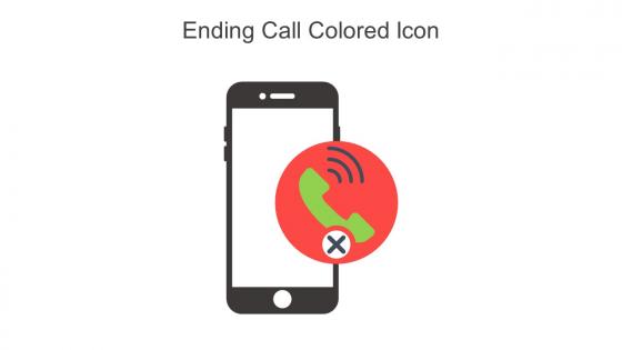 Ending Call Colored Icon In Powerpoint Pptx Png And Editable Eps Format