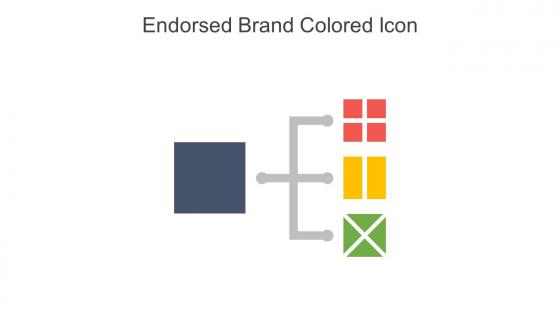 Endorsed Brand Colored Icon In Powerpoint Pptx Png And Editable Eps Format
