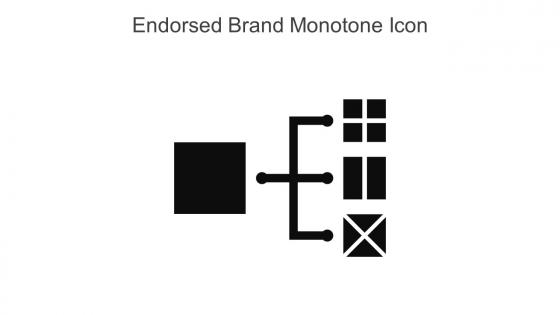 Endorsed Brand Monotone Icon In Powerpoint Pptx Png And Editable Eps Format