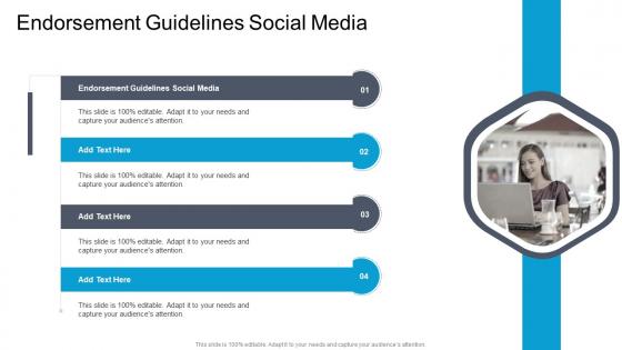 Endorsement Guidelines Social Media In Powerpoint And Google Slides Cpb