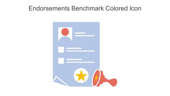 Endorsements Benchmark Colored Icon In Powerpoint Pptx Png And Editable Eps Format