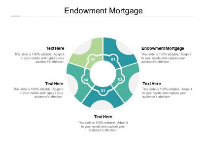 Endowment mortgage ppt powerpoint presentation pictures infographic template cpb