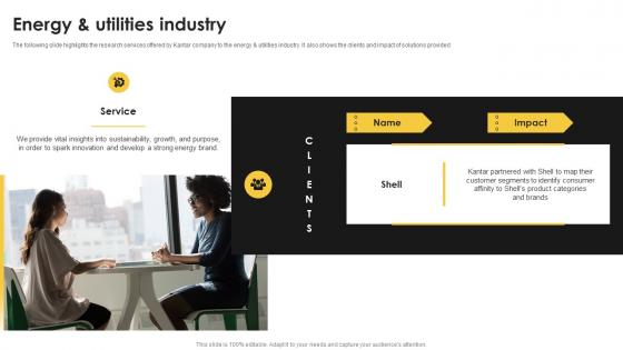 Energy And Utilities Industry Kantar Company Profile Ppt Show Designs Download