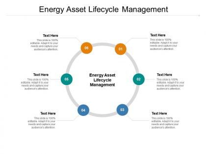 Energy asset lifecycle management ppt powerpoint presentation pictures example file cpb