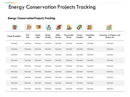 Energy conservation projects tracking growth management ppt powerpoint presentation ideas backgrounds