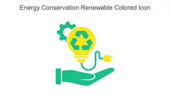 Energy Conservation Renewable Colored Icon In Powerpoint Pptx Png And Editable Eps Format