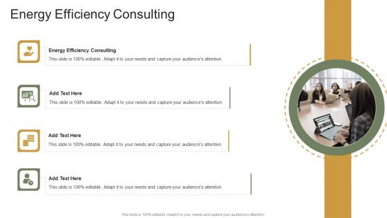 Energy Efficiency Consulting In Powerpoint And Google Slides Cpb