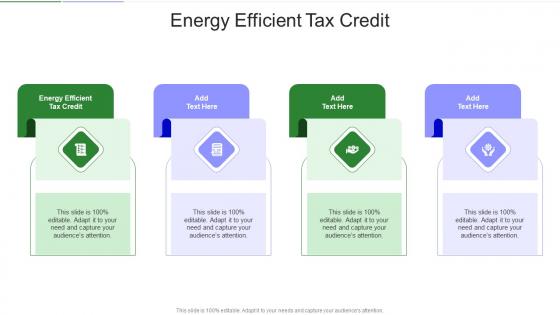 Energy Efficient Tax Credit In Powerpoint And Google Slides Cpb