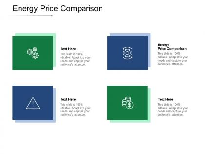 Energy price comparison ppt powerpoint presentation gallery display cpb