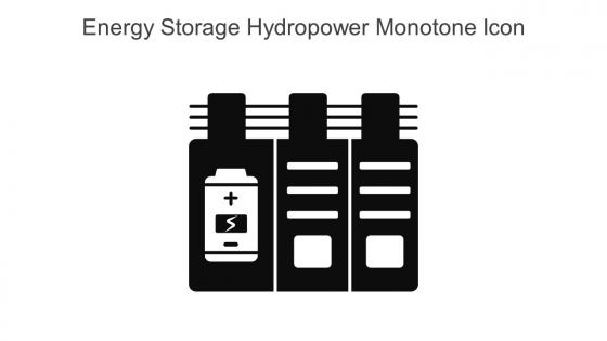 Energy Storage Hydropower Monotone Icon In Powerpoint Pptx Png And Editable Eps Format