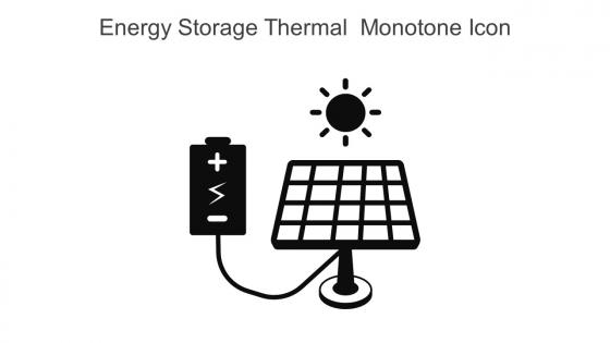 Energy Storage Thermal Monotone Icon In Powerpoint Pptx Png And Editable Eps Format