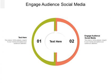 Engage audience social media ppt powerpoint presentation slides tips cpb