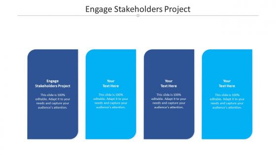 Engage stakeholders project ppt powerpoint presentation show icon cpb