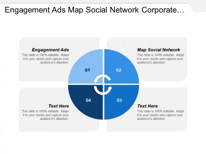Engagement ads map social network corporate primary ledger diagram