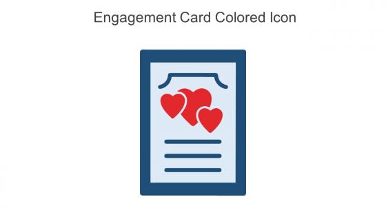 Engagement Card Colored Icon In Powerpoint Pptx Png And Editable Eps Format
