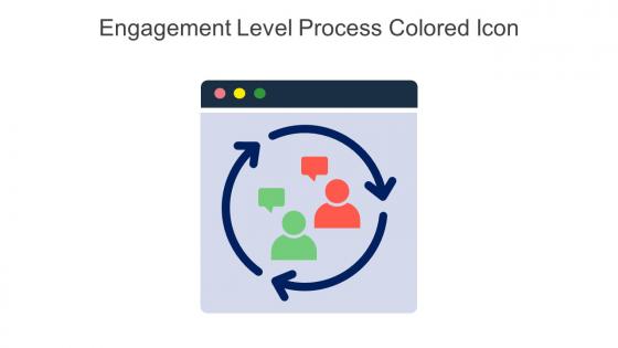 Engagement Level Process Colored Icon In Powerpoint Pptx Png And Editable Eps Format