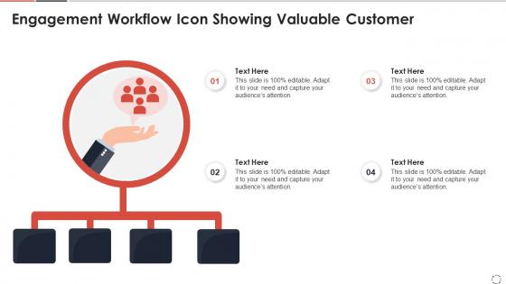 Engagement Workflow Icon Showing Valuable Customer