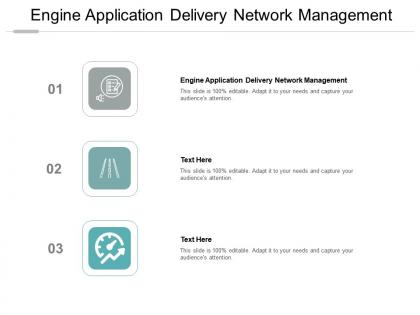 Engine application delivery network management ppt powerpoint presentation infographics aids cpb
