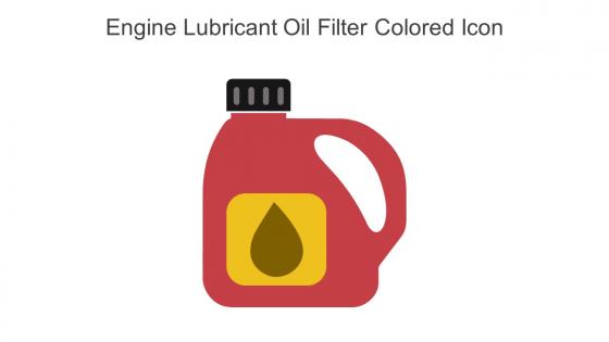 Engine Lubricant Oil Filter Colored Icon In Powerpoint Pptx Png And Editable Eps Format