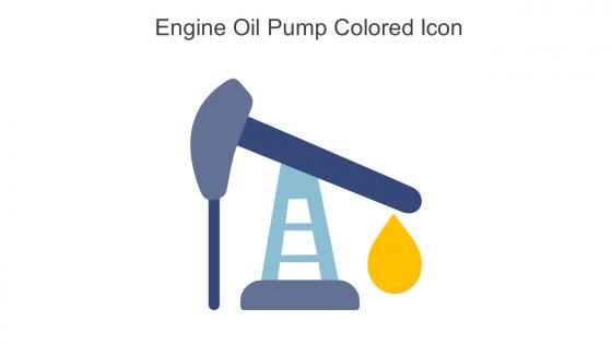 Engine Oil Pump Colored Icon In Powerpoint Pptx Png And Editable Eps Format