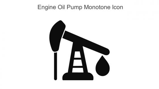 Engine Oil Pump Monotone Icon In Powerpoint Pptx Png And Editable Eps Format