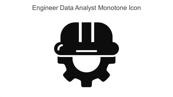 Engineer Data Analyst Monotone Icon In Powerpoint Pptx Png And Editable Eps Format
